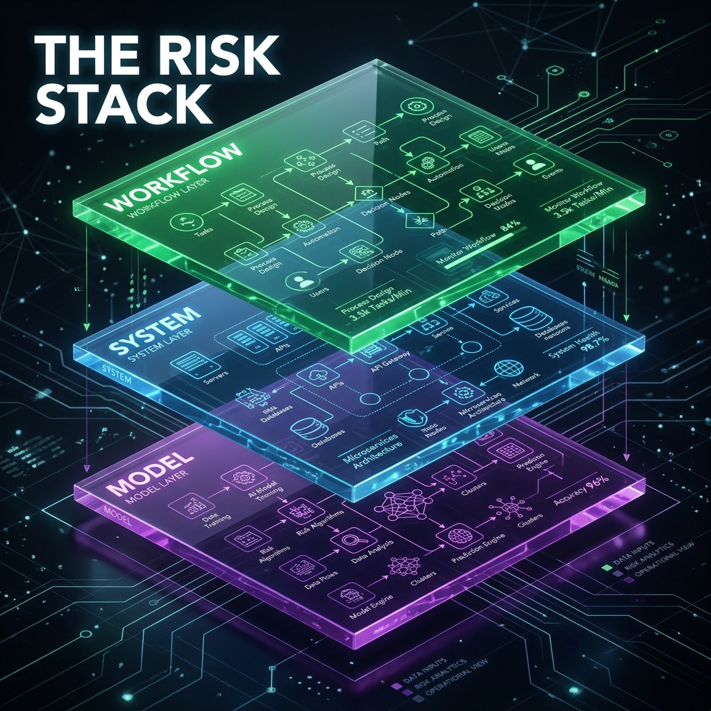 The AI Product Risk Stack: Model, System, Workflow