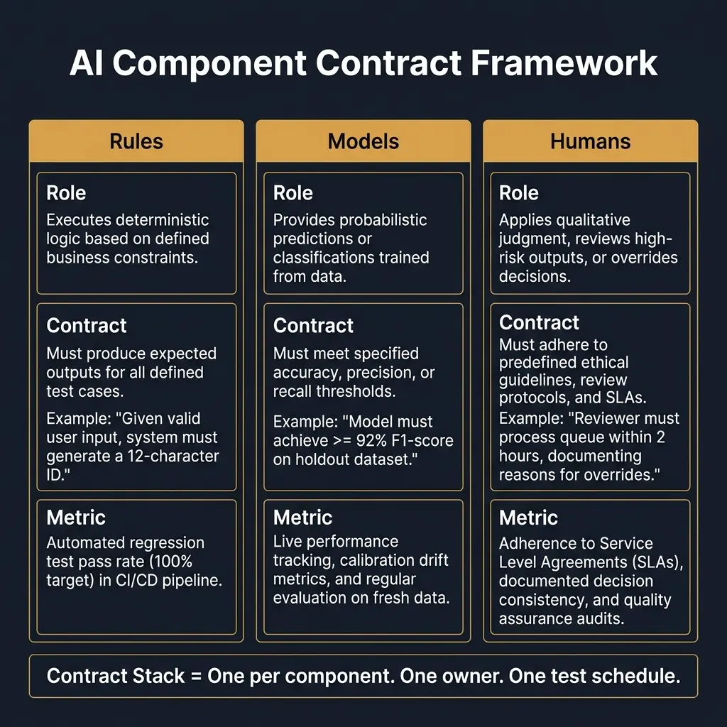 AI Component Contracts Framework